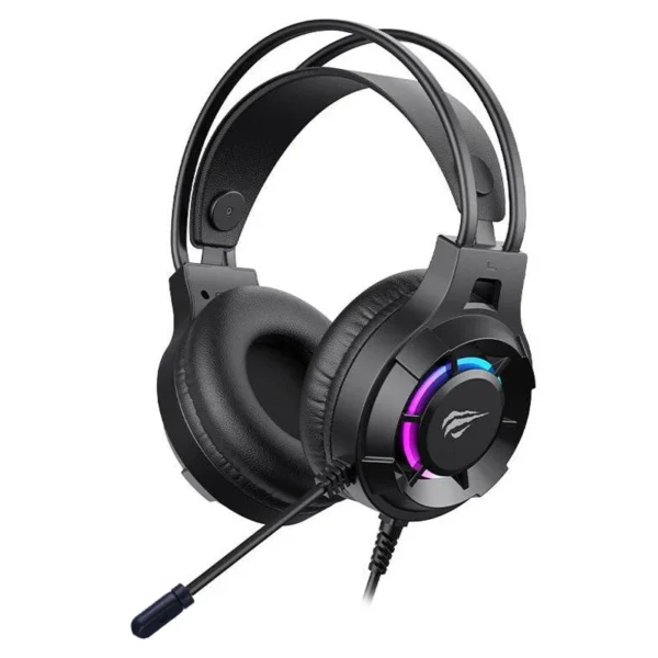 هدست سیم دار گیمینگ هویت مدل HAVIT H2049D RGB Gaming مشکی